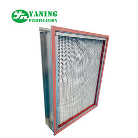 Résistance de haute température d'Oven Equipment SS304 de filtre à air des médias HEPA de fibre de verre